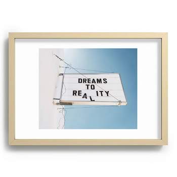 13" x 19" Bethany Young Photography Dreams To Reality Recessed Framed Art Print Brown - Deny Designs