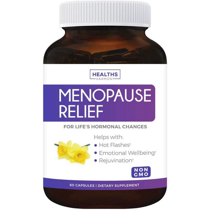 Menopause Relief Capsules, Health's Harmony, 60ct, 1 of 3