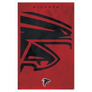 Trends International NFL Atlanta Falcons - Logo 25 Framed Wall Poster Prints - 1 of 4