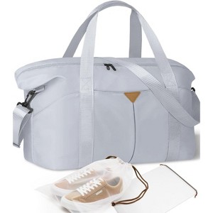 Travel Duffle Bag, Carry On with Trolley Sleeve, Sport Gym Bag for Women Men, Hospital Labor Bag - 1 of 4