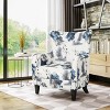 PAGED Upholstered Accent Chair Contemporary Vintage Print Living Room Chair with Plush Cushioning, Accent Chairs for Living Room - 2 of 4