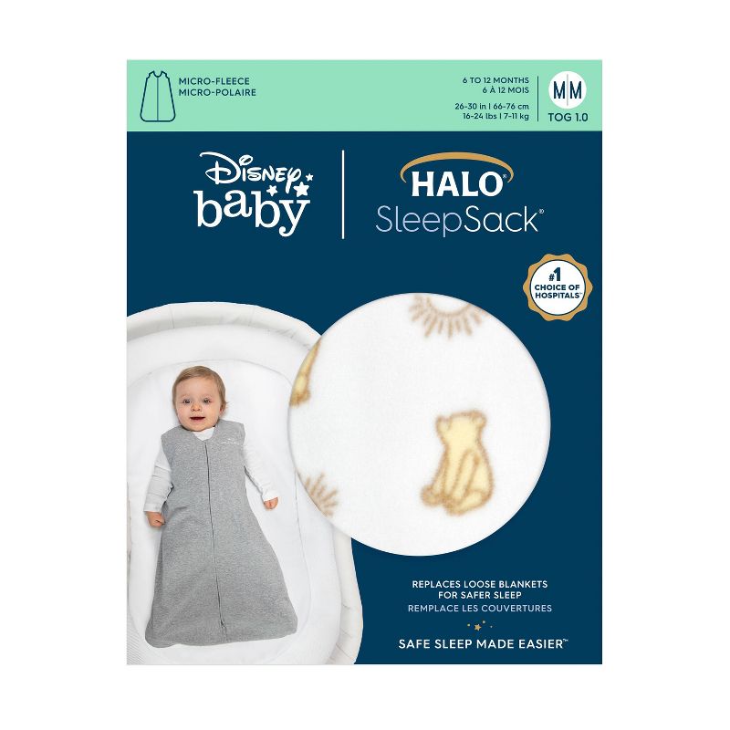 HALO Innovations Microfleece Sleepsack Wearable Blanket - Sunshine Winnie, 2 of 6