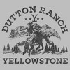 Men's Yellowstone Dutton Ranch Montana Black Outlines T-Shirt - 2 of 4