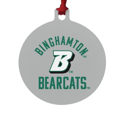 Binghamton Bearcats Aluminum Holiday Christmas Tree Ornament