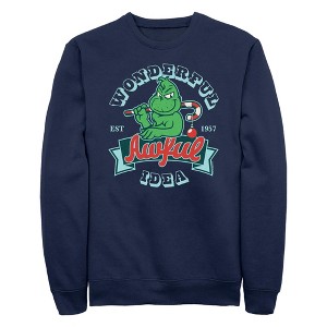 Men's Dr. Seuss The Grinch Wonderful Awful Idea Sweatshirt - 1 of 4