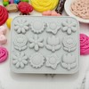 Unique Bargains Chocolate Mould 12-Cavity Sunflower Tulip Floral Candy Mould Hand Wash 6.06"x5.04"x0.55" 1 Pc - 2 of 4