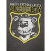 Bioworld Five Nights At Freddy's Fazbear's Pizza Security Layout Screen Print on Athletic Heather Tee - 2 of 3