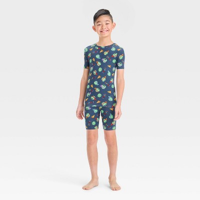 Boys' TMNT 2pc Tight Fit Pajama Set - Gray 6