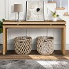 NicBex Modern Double Board Suspension Console Table for Entryway,Rustic Wooden Entryway Table Foyer Tables for Hallway,Kitchen,Living Room - 2 of 4