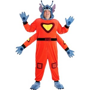 HalloweenCostumes.com Plus Size Disney Lilo & Stitch Alien Stitch Costume for Adults | Disney Costumes - 1 of 4