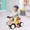 Costway Retro Kids Ride-on Toy Kids Sit to Stand Vehicle with Working Steering Wheel Green/Pink/White - 3 of 4