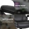 FDW Big and Tall Office Chair for Maximum Comfort 400lbs Wide Seat Ergonomic Computer Chair Heavy Duty Construction, Black - image 4 of 4