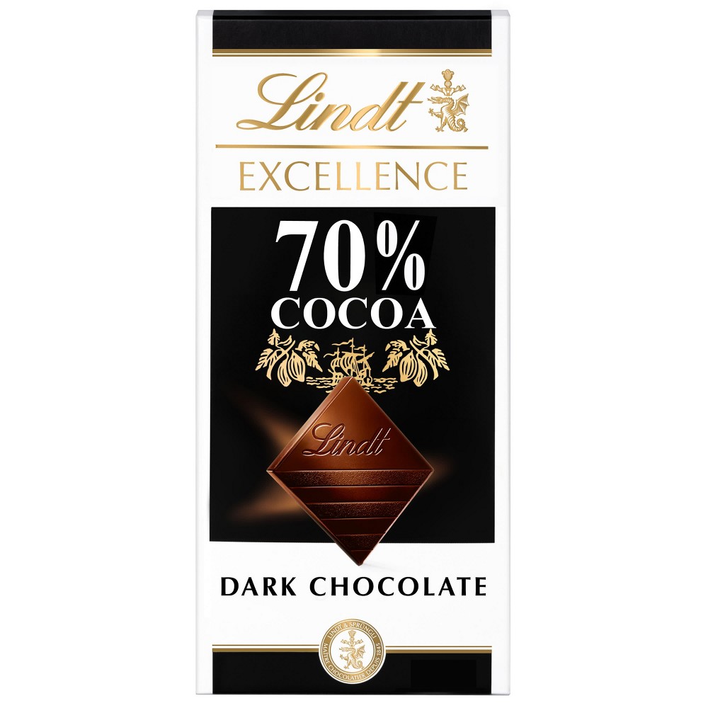 Lindt Excellence 70% Cocoa Dark Chocolate Candy Bar - 3.5 oz.
