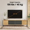 Sylvox Full Motion Outdoor TV Wall Mount for 40-75 inches, with Flexible 6 Articulating Dual Arms for Flat Curved Screen TV - 2 of 4