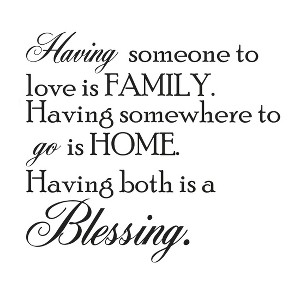 Unique Bargains Family Quote Removable PVC Art Decals Home Office Decor Wall Sticker - 1 of 4
