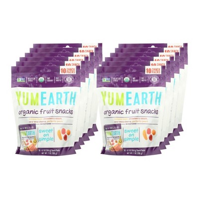 Yumearth Organic Fruit Snacks Assorted Flavors - Case of 12/6.2 oz