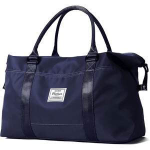 Large Sport Gym Tote for Women, Waterproof Carry On Overnight Bag with Wet Pocket, Airplane Travel Ready - 1 of 4