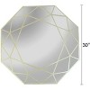 Chloe Lighting Reflection Contemporary-Style Octagon Goldenwall Mirror 30" Tall - 4 of 4