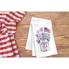 C&F Home Hooray U.S.A. Flowers Embroidered Cotton Kitchen Kitchen Towel - 3 of 3