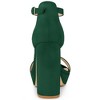 Allegra K Women's Open Toe Ankle Strap Platform Chunky Heels Sandals - 3 of 4