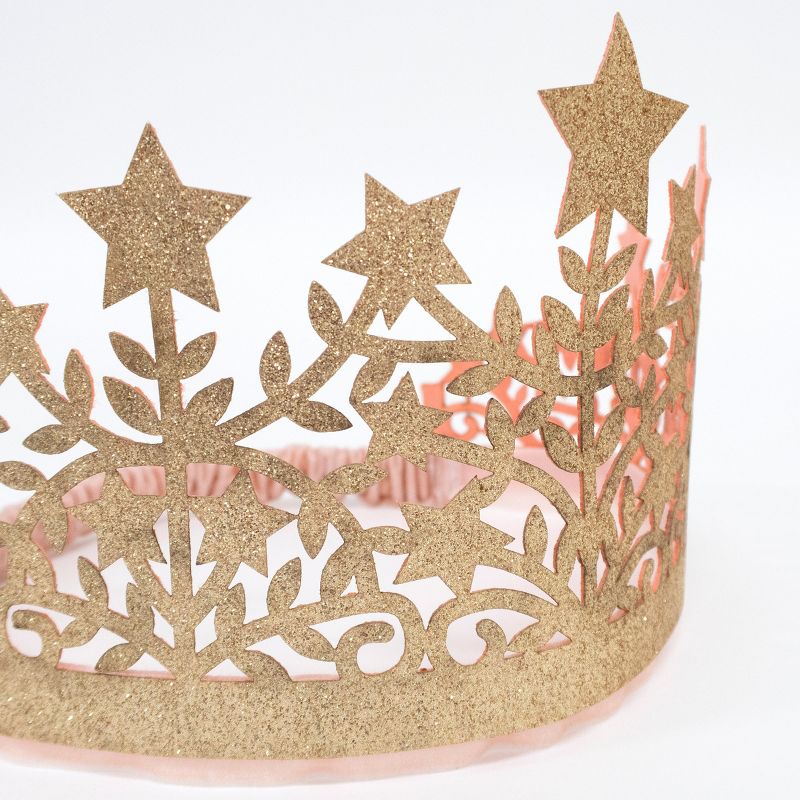 Meri Meri Glitter Fabric Star Crown (Pack of 1), 4 of 7