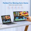 UPERFECT 18.5" 120Hz Touchscreen Portable Monitor, FHD IPS, 10-Point Touch, USB-C/HDMI, VESA, Built-in Stand&Speakers, Eye Care, for Laptop/PC/Console - 4 of 4