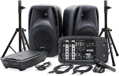 Gemini ES210MXBLUST Portable PA System