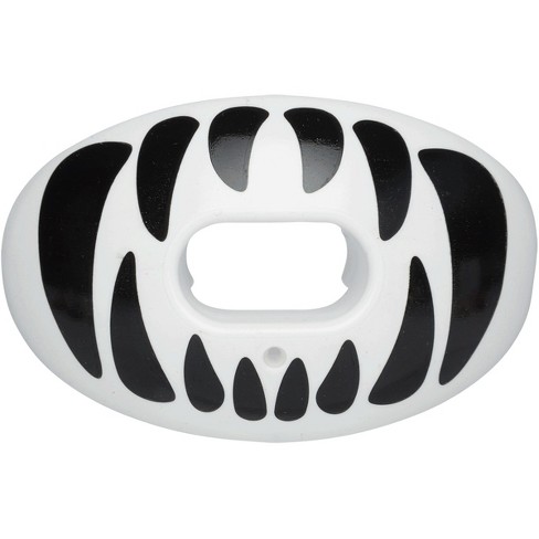 Battle Sports Speed Football Mouthguard with Connected Thick Strap - Black