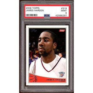 James Harden Rookie Card 2009-10 Topps #319 PSA 9 - 1 of 2