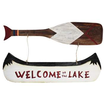 Beachcombers Welcome to the Lake Wall Decor Decoration