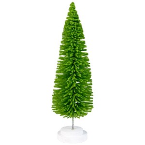 Northlight Bottle Brush Artificial Mini Christmas Tree - 14" - Fern Green - 1 of 4