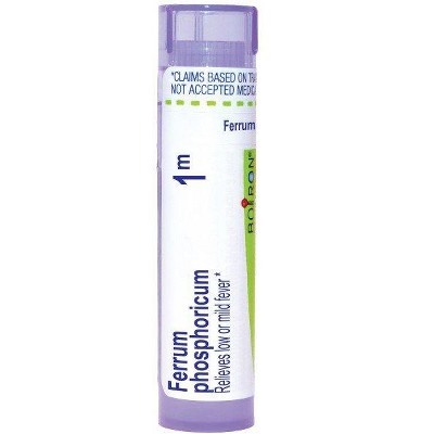 Ferrum Phosphoricum 1M by Boiron Homeopathic Single Medicine For Cough, Cold & Flu  -  80 Pellet