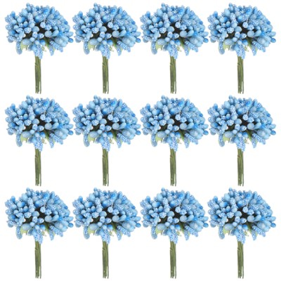 Unique Bargains Wedding DIY Craft Decorations Artificial Flower Stamen Kit 144 Pcs