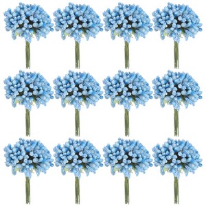 Unique Bargains Wedding DIY Craft Decorations Artificial Flower Stamen Kit 144 Pcs - 1 of 4