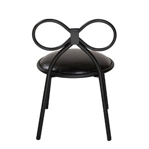 Commercial Seating Products,Set Of 1 Metal Kids Bow Chair With Vinyl Seat Cushion - 1 of 2