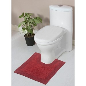 Home Weavers Luxury Collection 100% Cotton Tufted Bathroom Rug, Non-Slip Latex Bath Rug - 1 of 4
