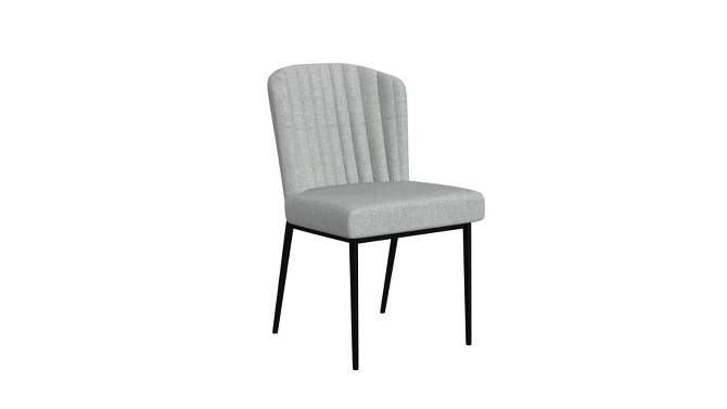 Channel Back Dining Chair with Metal Legs - HomePop, 2 of 11, play video