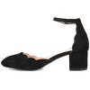 Journee Collection Women's Edna Wide Width Round Toe Low Block Heel Pumps - 2 of 4