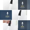 WOWOW 16.7 in. 3-Mode Single Handle Pull Down Sprayer Kitchen Faucet with 360° Spout Swivel - 3 of 4