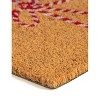Shiraleah "Welcome" Candy Cane Holiday Doormat - 3 of 4