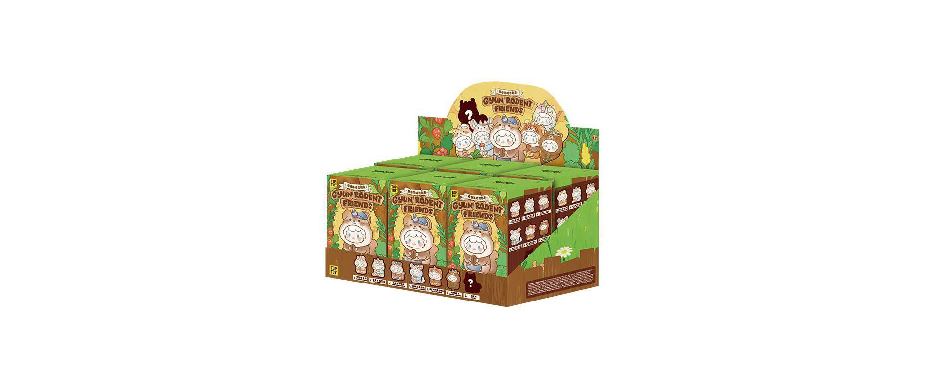 TOP TOY - MEE MEE Scurry Friends Series Vinyl Plush Blind Box