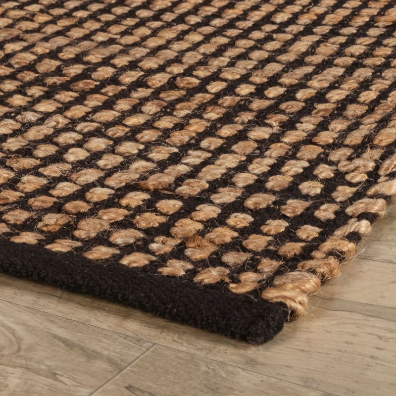 Home Conservatory Gravel Handwoven Jute Area Rug, 4 of 7