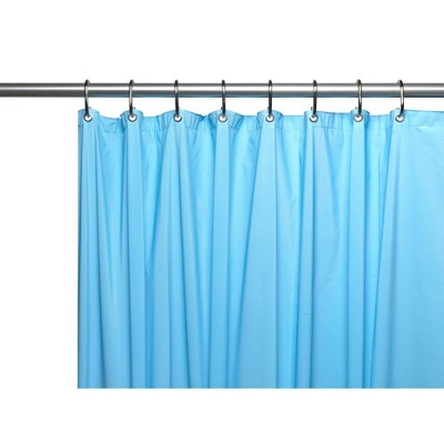 PVC Shower Curtain Liner 3 Gauge Metal Grommets 72in x 72in by Carnation Home Fashions