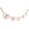 Northlight Hearts "XOXO" Valentine's Day Metal Banner - 32" - White and Red - 3 of 4