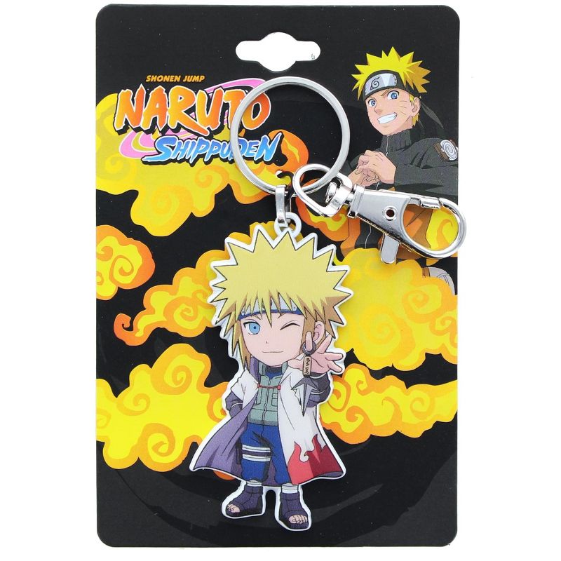 SalesOne LLC Naruto Shippuden Minato Namikaze Chibi Enamel Pendant Keychain, 2 of 3