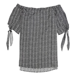 bar III Womens Off The Shoulder Geometric Sheath Dress - 1 of 2