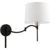 Livex Lighting 1 - Light Wall Light in  Black/Brushed Nickel - 4 of 4