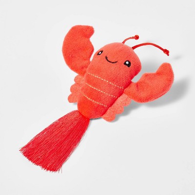 Lobster with Catnip Plush Cat Toy - Boots &#38; Barkley&#8482;
