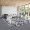 Boho Vintage Floral Machine Washable Area Rug Distressed Non Slip Stain Resistant Rugs for Living Room Bedroom Kitchen Dining Room Entrance - 2 of 4