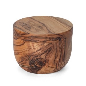 Berard France Olive Wood Salt Keeper - 1 of 4